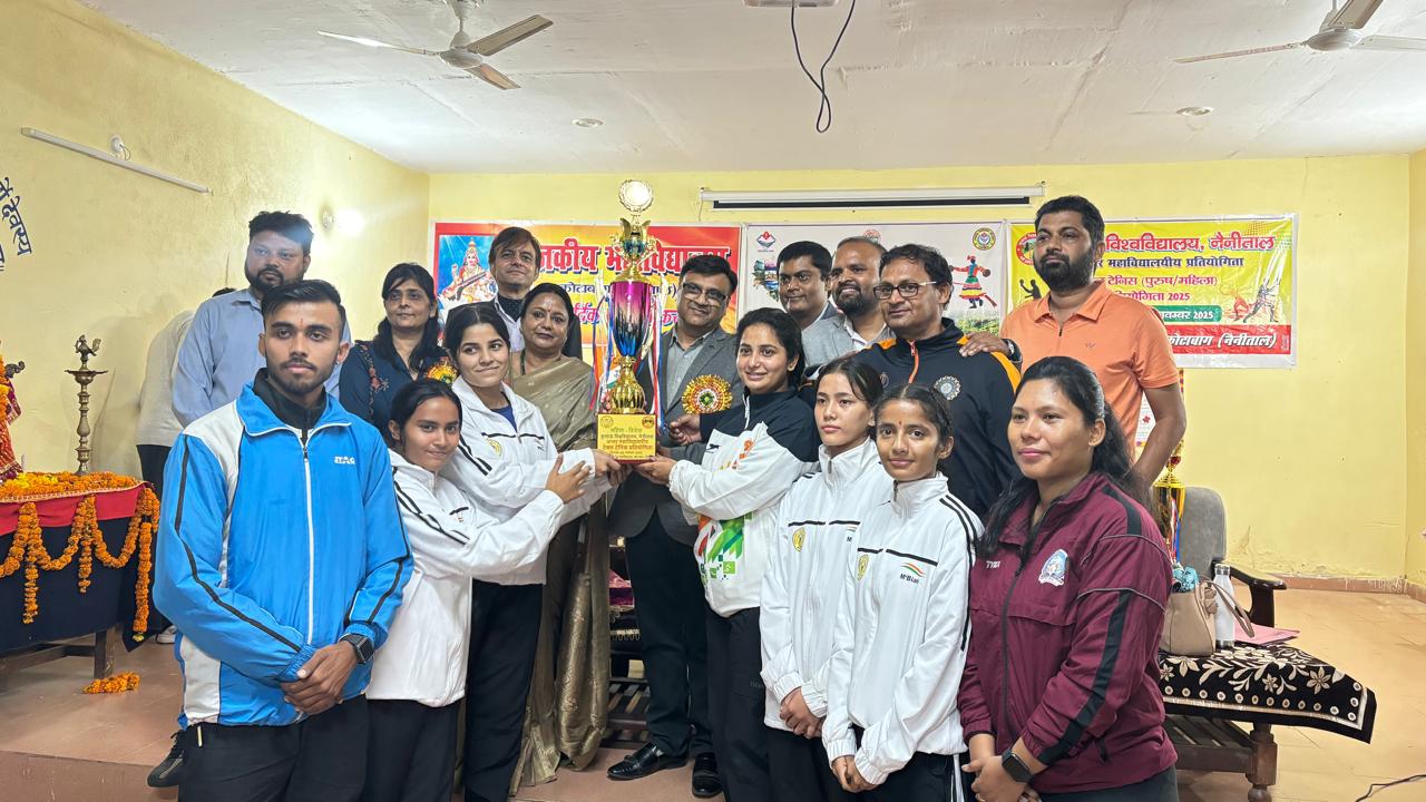 एमबीपीजी कॉलेज हल्द्वानी ने जीता अंतरमहाविद्यालय टेबल टेनिस प्रतियोगिता का खिताब