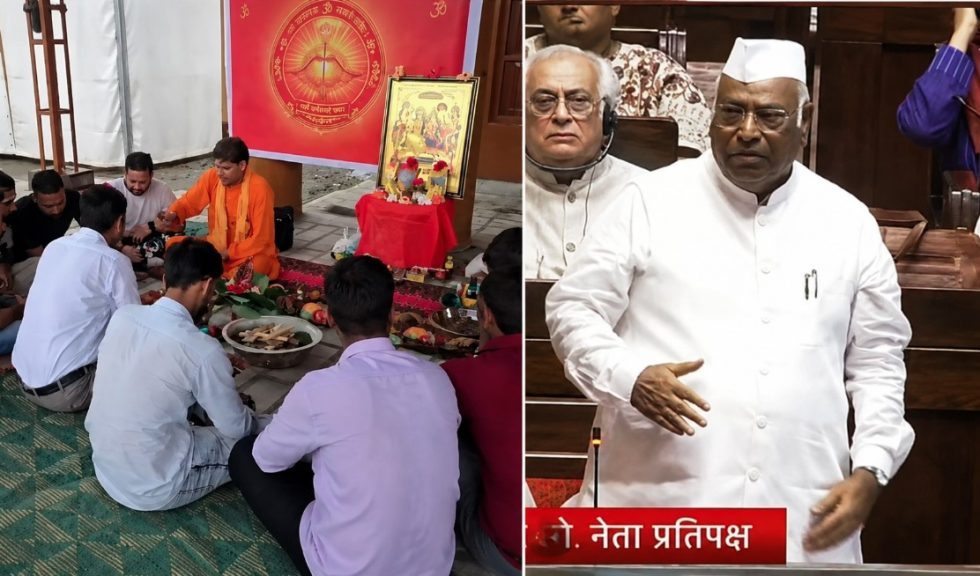 ‘शुद्धि’ सियासत- हल्द्वानी में खरगे के मंच के ‘शुद्धिकरण’ पर संसद में हंगामा